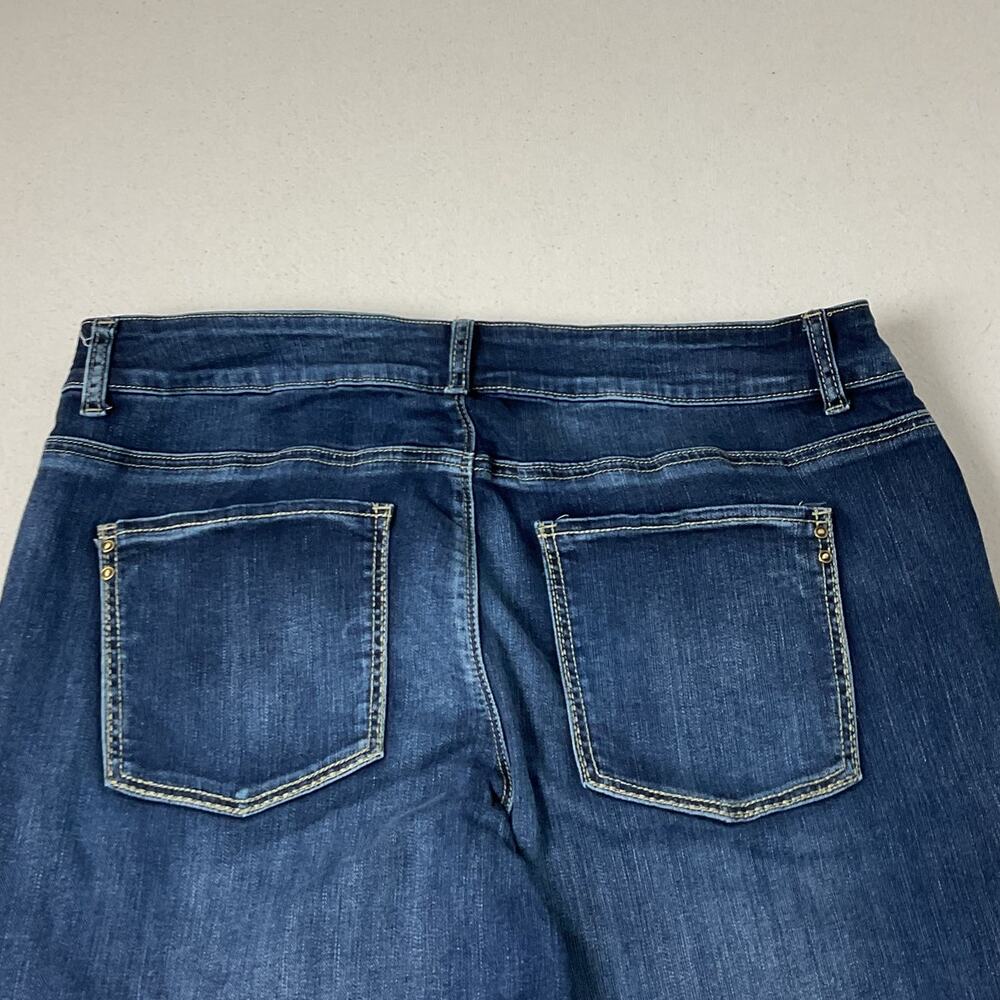 Maunces Dark Blue Denim Classic Jeans Womens 20W - Picture 5 of 12